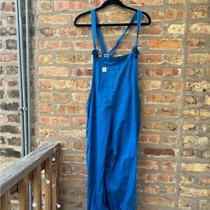 Lucy & Yak, Women’s Organic Cotton Dungarees / Overalls, Cobalt Blue, Size L
